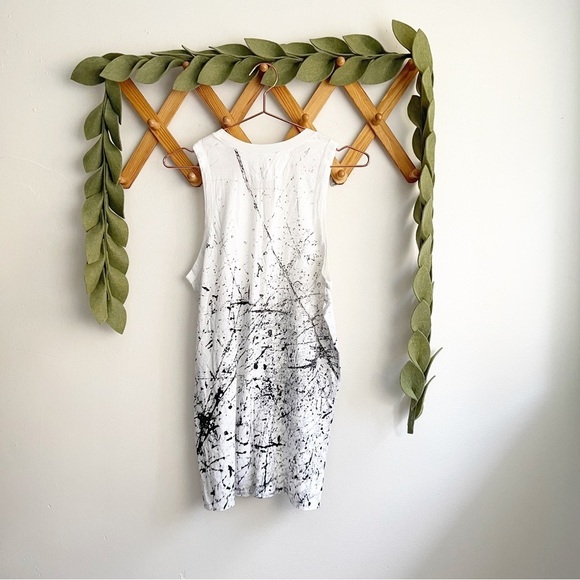 Helmut Lang Muscle Top with Splatter Print - Picture 8 of 11